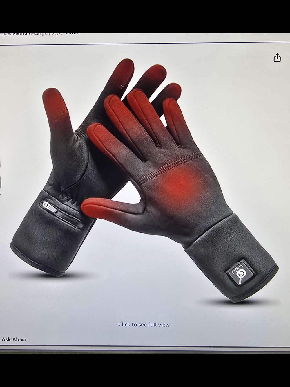 DAY WOLF Heated Gloves + extra batteries W- Touch Tip